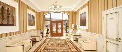Interior entrance