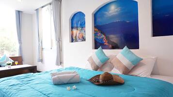 Desk, rollaway beds (surcharge), WiFi (free)