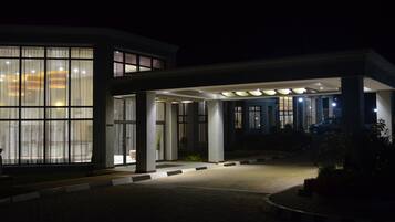 Voorkant van accommodatie