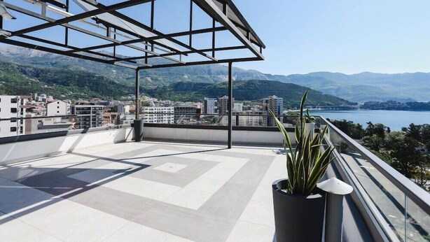 Terrace/patio - Garni Hotel Arka (Budva)