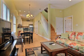 House, 3 Bedrooms | Living area | DVD player - Sea Turtle 118FD (Port Aransas)