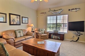 Ferienhaus, 3 Schlafzimmer | Wohnbereich | DVD-Player