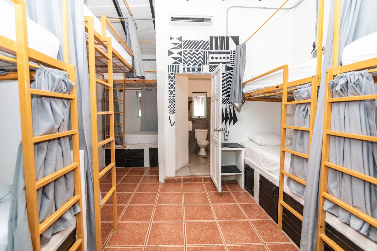 Bed in 9-Bed Dormitory Room