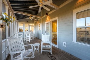 Family House, 4 Bedrooms, Ocean View, Sea Facing | Terrace/patio - Irish Mist 4 Bedroom Holiday Home By Bald Head Island (Bald Head Island)