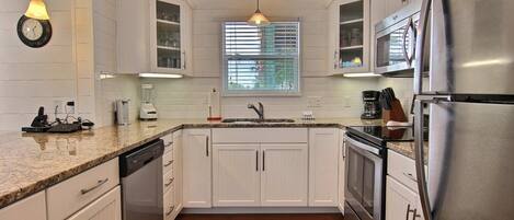 Condo, 2 Bedrooms | Private kitchen | Fridge, microwave, coffee/tea maker