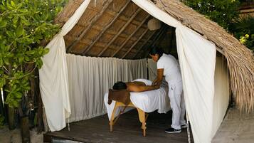 Body treatments, hot stone massages, deep-tissue massages