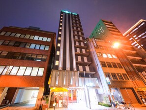 Front of property – evening/night