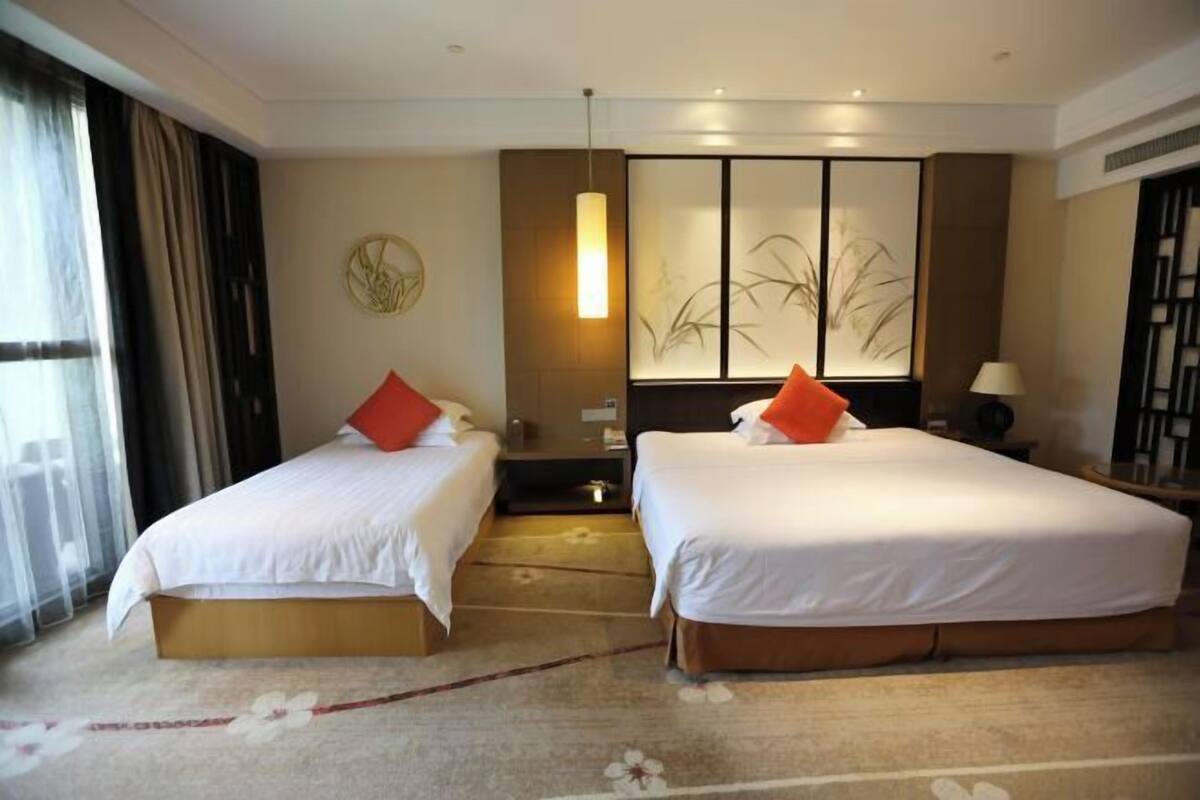 Ropa de cama de alta calidad y minibar