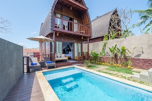Luxury Villa, 2 Bedrooms, Private Pool, Garden View | View from room