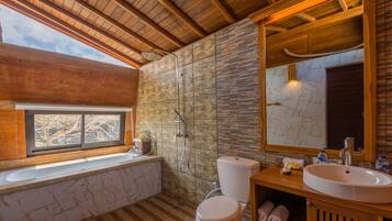 Exclusive Villa, 1 Bedroom, Private Pool, Pool View | Bathroom | Free toiletries, hair dryer, slippers, bidet