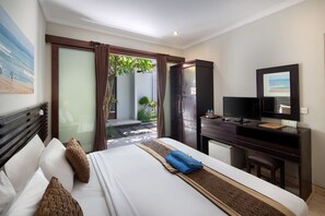 Deluxe-Doppel- oder -Zweibettzimmer | Ausblick vom Zimmer