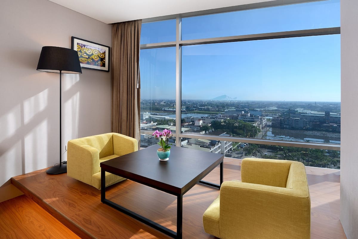 deluxe quadruple room, 2 queen beds | view from room