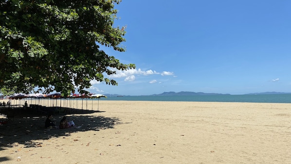 On the beach