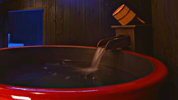 Traditional House | Bathroom | Separate tub and shower, deep soaking tub, rainfall showerhead