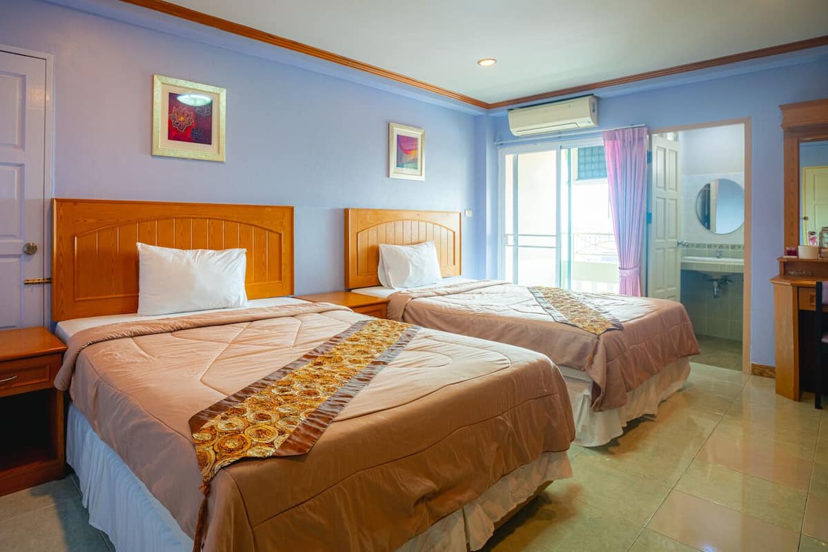 Deluxe-Zweibettzimmer | 1 Schlafzimmer, Schreibtisch, kostenloses WLAN, Bettwäsche