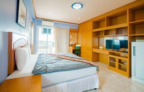 Deluxe-Doppelzimmer | 1 Schlafzimmer, Schreibtisch, kostenloses WLAN, Bettwäsche