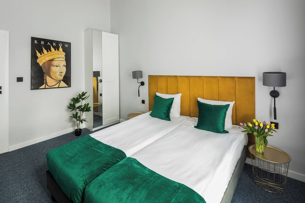 1 chambre, literie de qualité supérieure, fer et planche à repasser