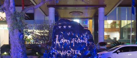 Front of property - evening/night