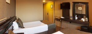 Chambre avec lits jumeaux, 2 lits une place