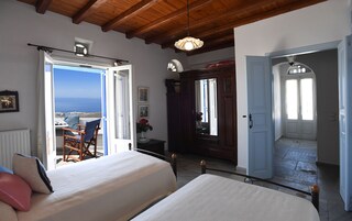 Villa, 2 habitaciones (Tinos Sky View 2) | 2 dormitorios, tabla de planchar con plancha, cunas gratuitas