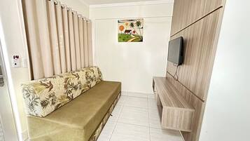 Apartment | Living area | 32-inch LCD TV with cable channels, TV