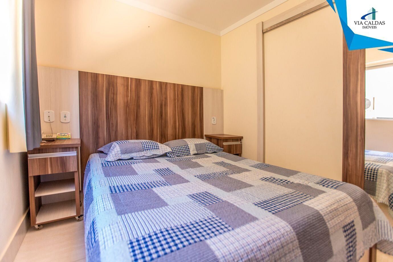 Apartamento | Frigobar, cortinas blackout, Wi-Fi de cortesia