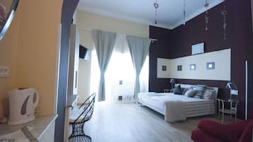 Familienzimmer | Italienische Bettbezüge von Frette, hochwertige Bettwaren