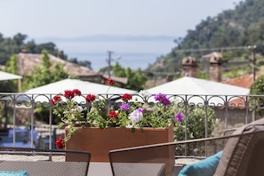 豪華別墅, 2 間臥室, 露台, 海景 | 露台/庭院