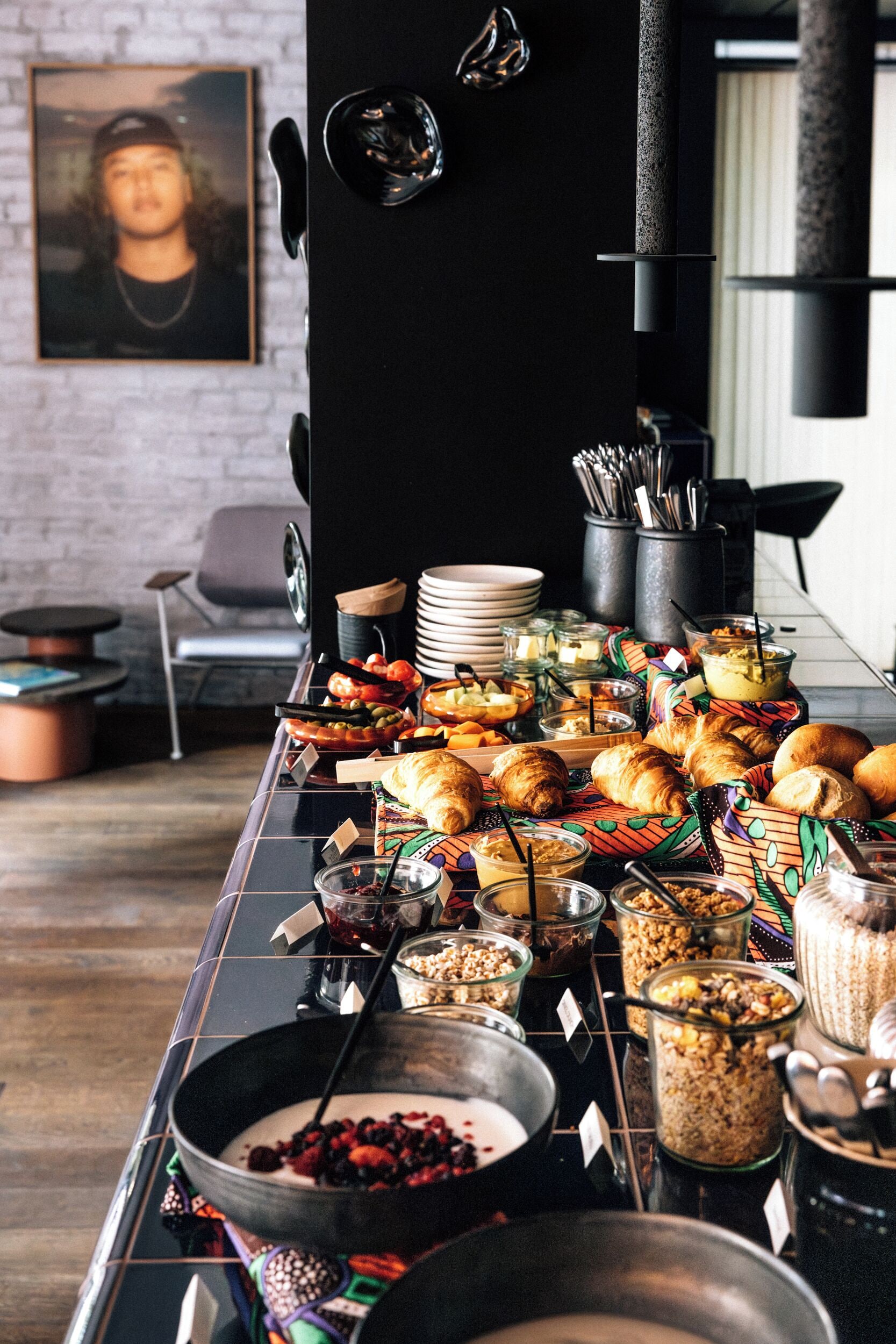 Morgenmadsbuffet hver dag (18 EUR pr. person)