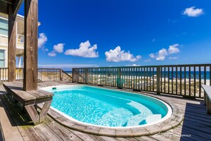 8 Bedroom House, Private Pool, Ocean View | Outdoor pool - Aqua Vista by Luxury Gulf Rentals (Gulf Shores)