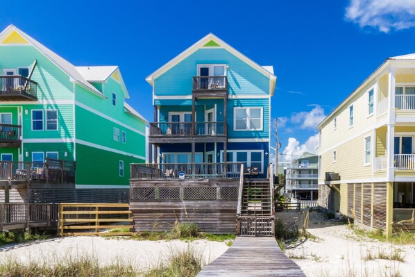 8 Bedroom House, Private Pool, Ocean View | Front of property - Aqua Vista by Luxury Gulf Rentals (Gulf Shores)