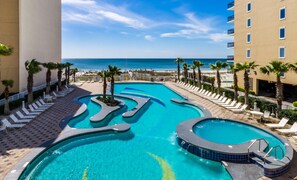 Outdoor pool - Crystal Tower by Luxury Gulf Rentals (Gulf Shores)