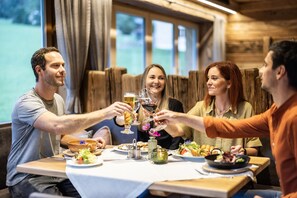 Breakfast, lunch and dinner served - Schrannenhof (Schoppernau)