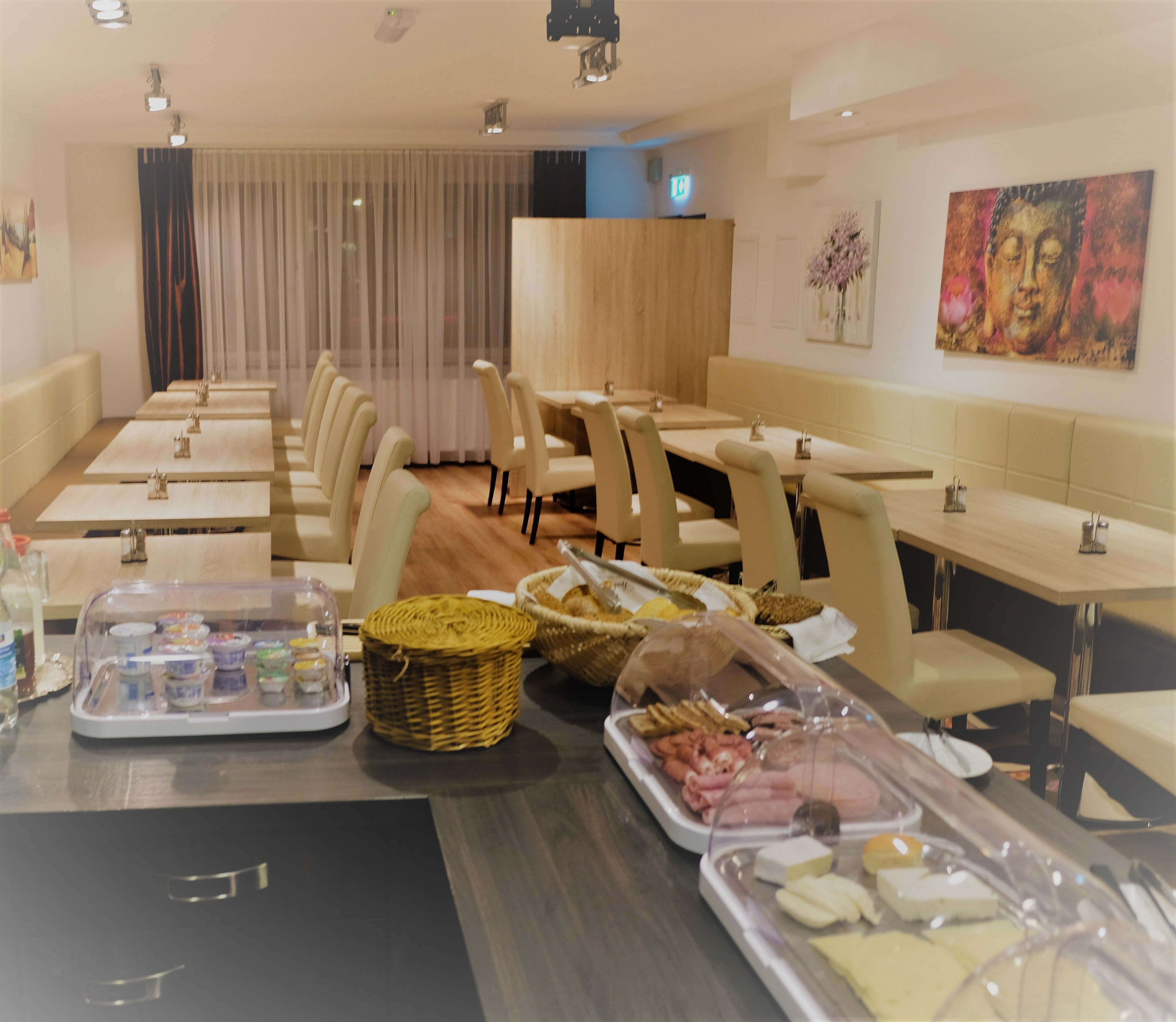 daily buffet breakfast (eur 10.80 per person)