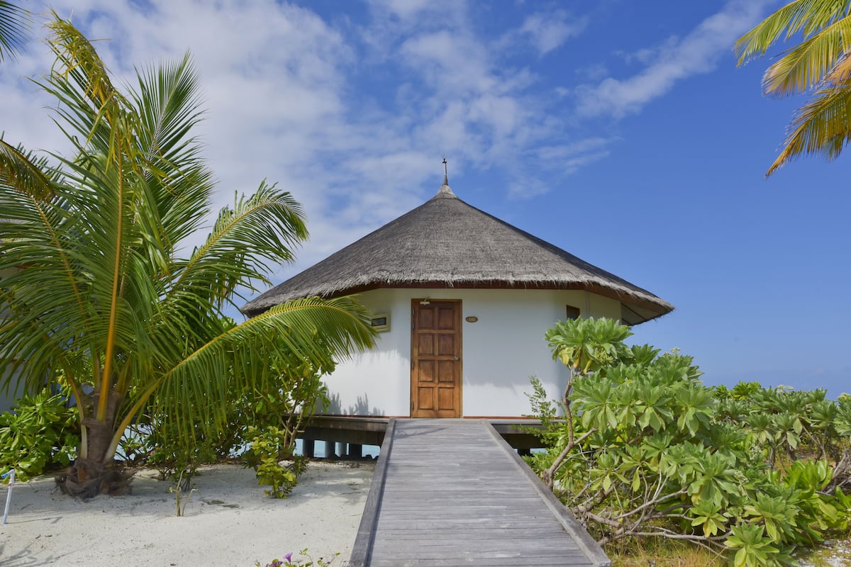 Semi Water Bungalow | 客房內保險箱、書桌、熨斗/熨衣板、免費搖籃/嬰兒床