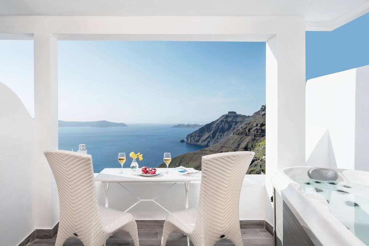 Junior Suite, outdoor Tub, Sea View | View from room