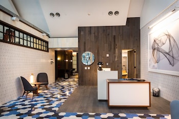 Reception area at Crowne Plaza HY36 Midtown Manhattan by IHG