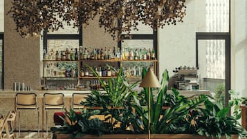 Bar de cocktails, con mesas al aire libre, abre todos los días