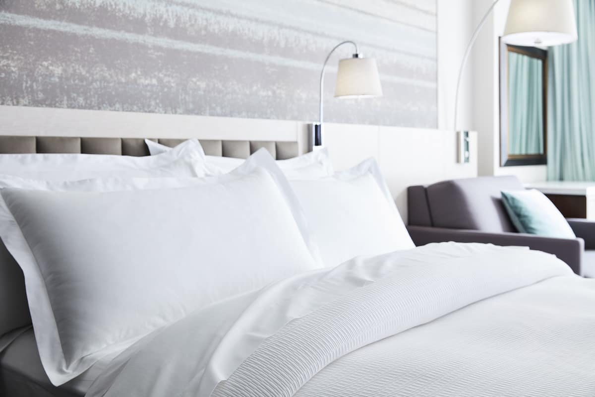 Premium bedding, pillowtop beds, in-room safe, laptop workspace