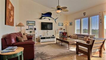 Condo, 2 Bedrooms | Living area | TV