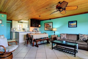 Condo, 3 Bedrooms | Living area | DVD player - Casita By The Sea IR119 (Port Aransas)