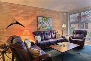 Condo, 2 Bedrooms | Living room - Channelview 206 (Port Aransas)
