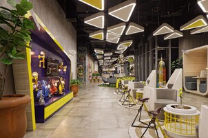 Área de juegos infantiles bajo techo