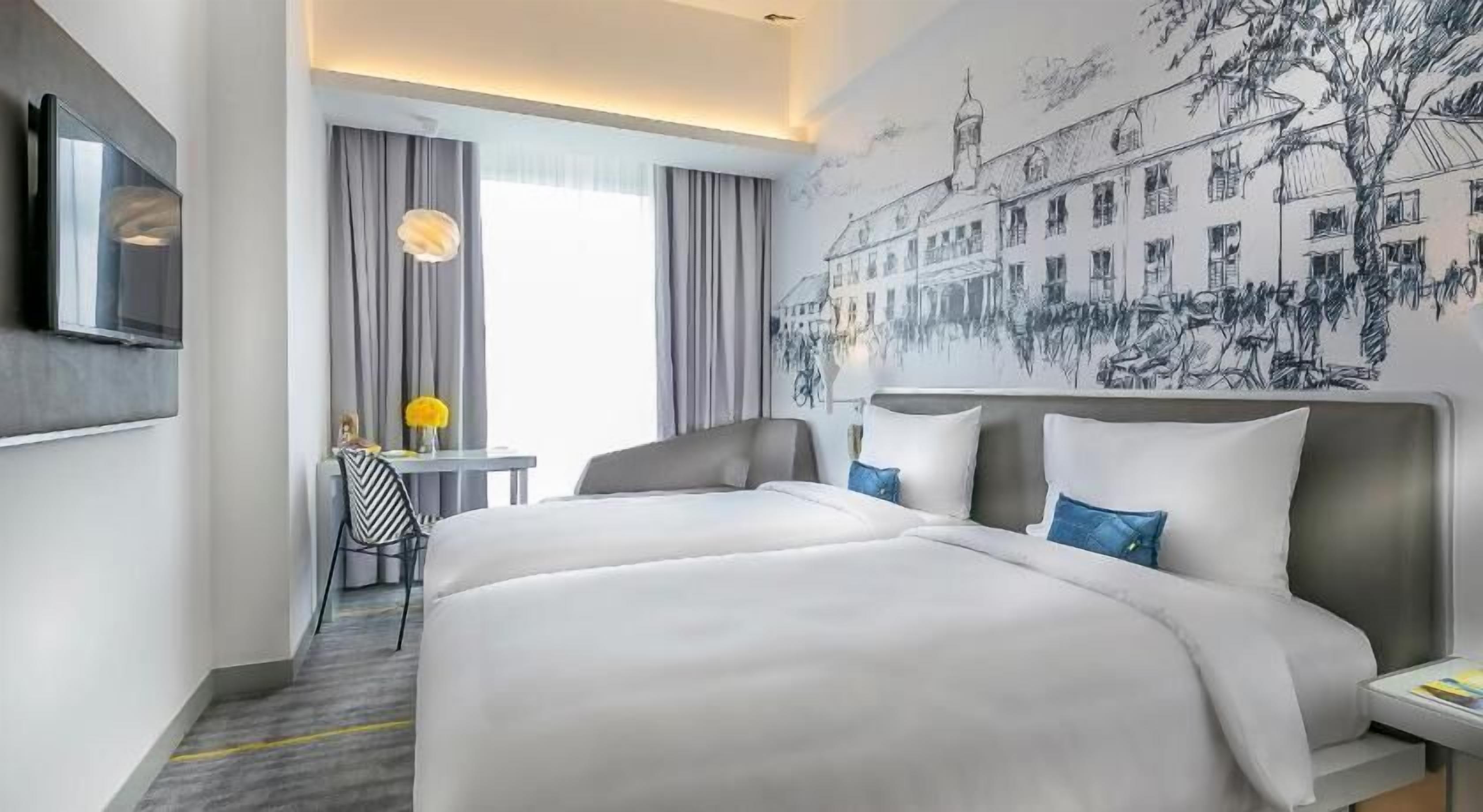 In-room safe, desk, blackout curtains, soundproofing