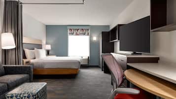 In-room safe, blackout drapes, cribs (free), WiFi (free)