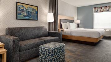 In-room safe, blackout drapes, cribs (free), WiFi (free)