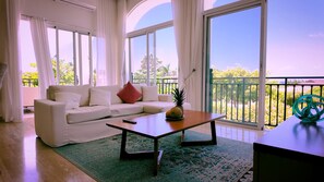 Deluxe Apartment, 2 Bedrooms, Garden View | View from room