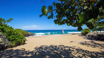 Private beach