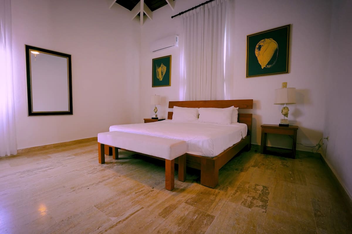 2 bedrooms, blackout curtains, free WiFi, bed sheets