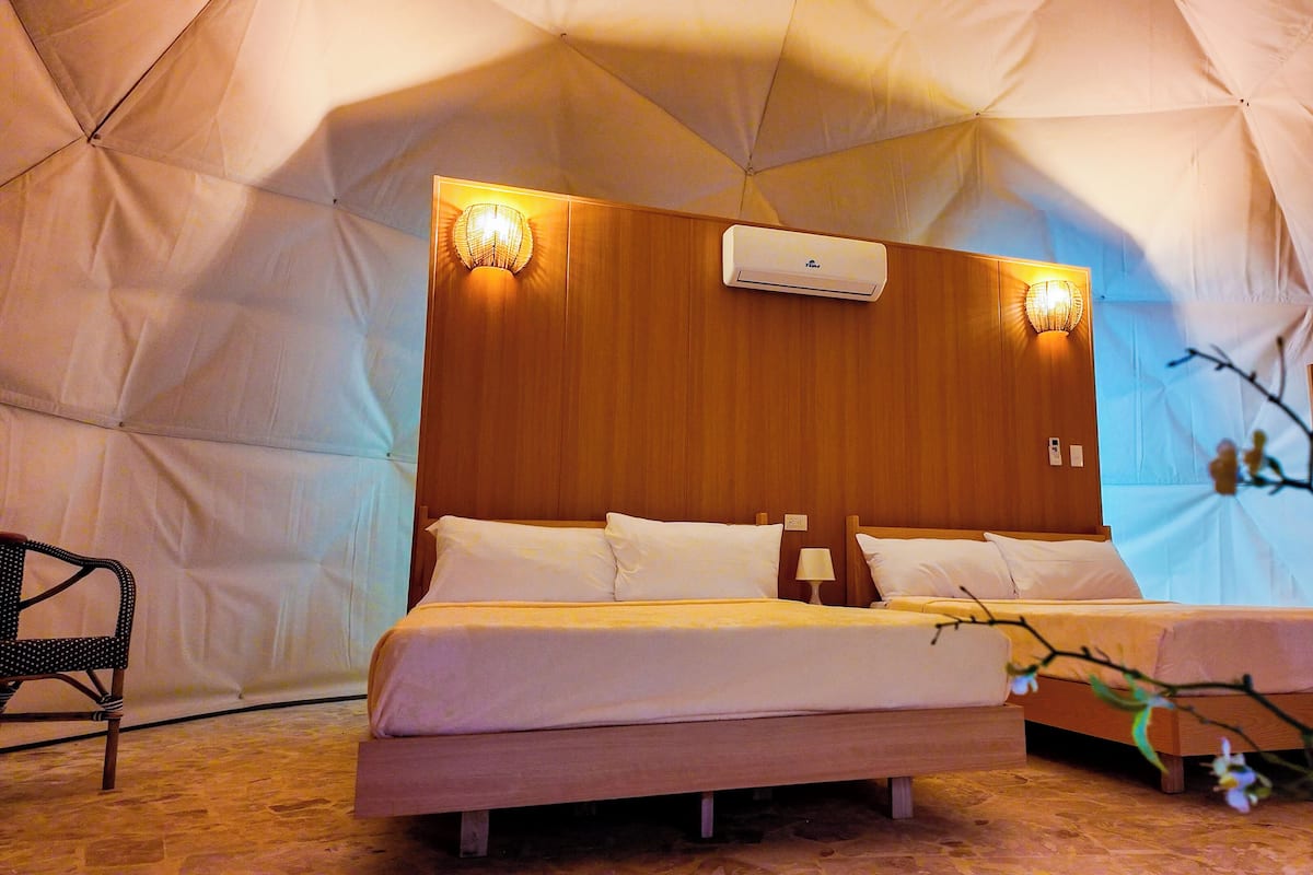 2 bedrooms, blackout curtains, free WiFi, bed sheets